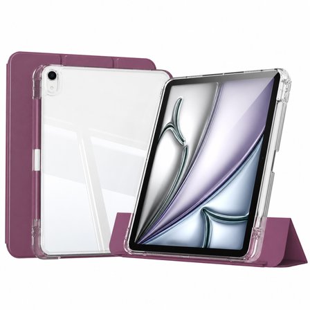 Apple iPad Air 13inç M4/M3/M2 Kılıf Kalem Bölmeli Akrilik Şeffaf Ayrılabilir Case 2026-2024