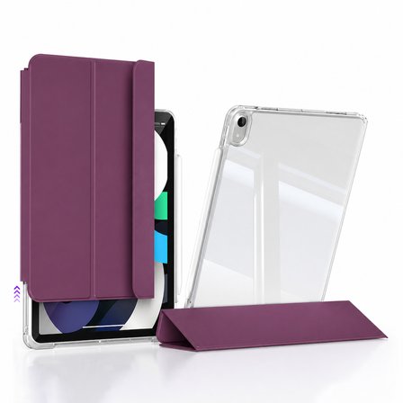 Apple iPad Air 13inç M4/M3/M2 Kılıf Kalem Bölmeli Akrilik Şeffaf Ayrılabilir Case 2026-2024