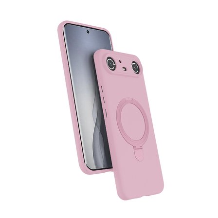 Tecno Spark Slim 5G Kılıf M-safe Şarj Özellikli Standlı Silikon Samara Kapak