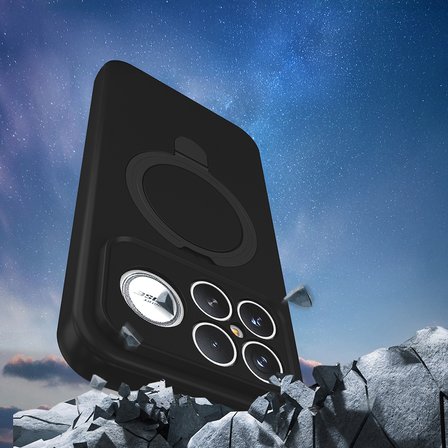 Xiaomi Poco F8 Ultra Kılıf M-safe Şarj Özellikli Standlı Silikon Samara Kapak