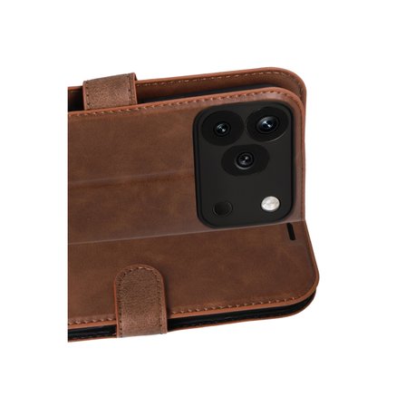 Huawei Honor 600 Pro Kılıf Deri Deluxe Cüzdanlı Kapaklı Case