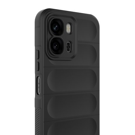 Oppo A6T Kılıf Elde Tutma Kolaylıkla Kaydırmaz Kenar Line Dizayn Optietnik Kapak