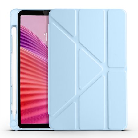 Lenovo Tab One 8.7 TB-305FU / Tab K9 TB-305ZU Kılıf Kalem Bölmeli Trifolding Case