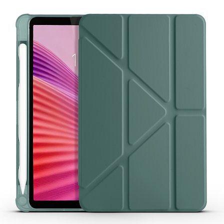 Lenovo Tab One 8.7 TB-305FU / Tab K9 TB-305ZU Kılıf Kalem Bölmeli Trifolding Case