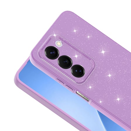 Xiaomi Redmi 15 4G / 5G Kılıf Simli Silikon Lüks Kapak