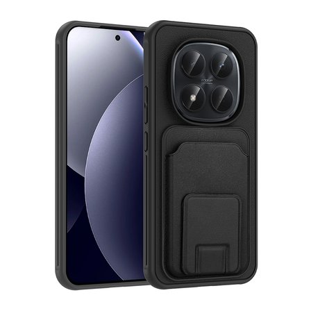 Xiaomi Redmi Note 15 Pro Plus Kılıf Kartlık Hazneli Standlı TPU Bikart Kapak