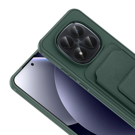 Xiaomi Redmi Note 15 Pro Plus Kılıf Kartlık Hazneli Standlı TPU Bikart Kapak