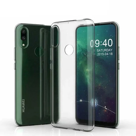 Huawei P Smart Z Kılıf Şeffaf Silikon Hibrit Case