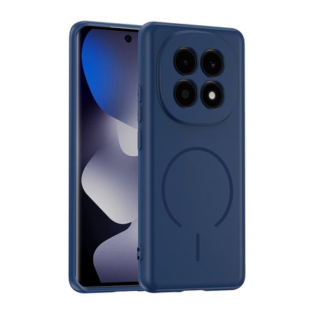 Xiaomi Redmi Note 15 4G Kılıf Yumuşak Dokulu M-safe Şarj Özellikli Meta Kapak