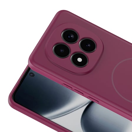 Xiaomi Redmi Note 15 Pro 4G Kılıf Yumuşak Dokulu M-safe Şarj Özellikli Meta Kapak