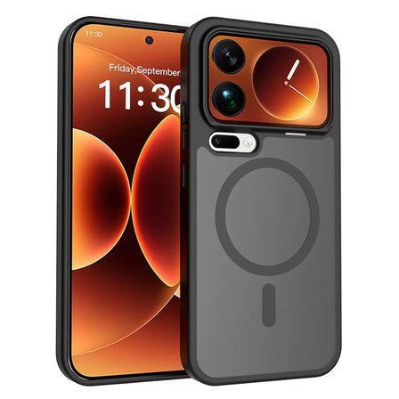 Xiaomi 17 Pro Kılıf M-Safe Şarj Özellikli Kamera Koruma Çerçeveli Lunex Kapak