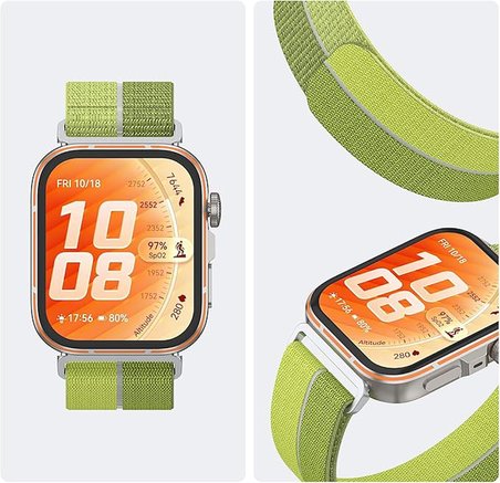 Huawei Watch Fit 5/ Fit 5 Pro/ Fit 4/ Fit 4 Pro/ Fit 3 Kordon Hafif Hasır Dokuma Havalandırmalı Band Fit 5 Lansman