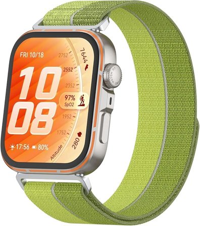 Huawei Watch Fit 5/ Fit 5 Pro/ Fit 4/ Fit 4 Pro/ Fit 3 Kordon Hafif Hasır Dokuma Havalandırmalı Band Fit 5 Lansman