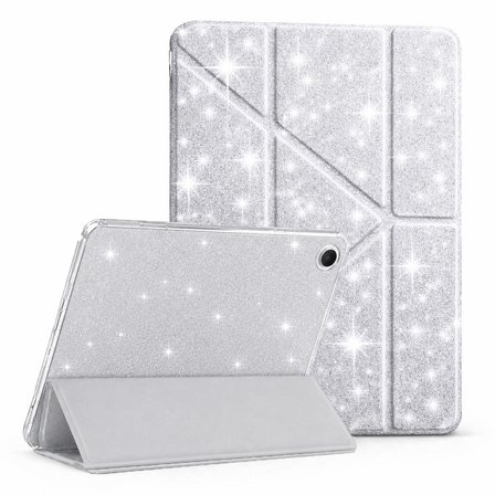 Samsung Galaxy Tab A9 8.7inç Kılıf Kalem Bölmeli Trifolding Case X110 X115 X117