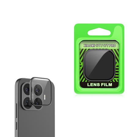 Xiaomi 17T Kamera Lens Koruyucu Çerçeveli Koruyucu CL-07