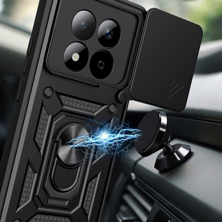 Xiaomi Redmi Note 15 Pro Kılıf Kamera Korumalı Zırh Tank Sürgülü Vega Kapak