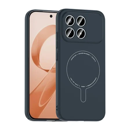 Xiaomi Poco F8 Pro Kılıf M-Safe Şarj Özellikli Kamera Korumalı Sert PC Elio Kapak