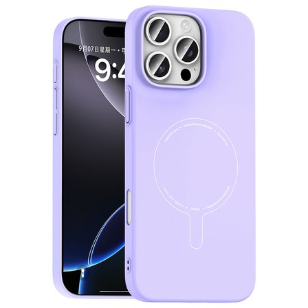 Apple iPhone 16 Pro Kılıf M-Safe Şarj Özellikli Kamera Korumalı Sert PC Elio Kapak