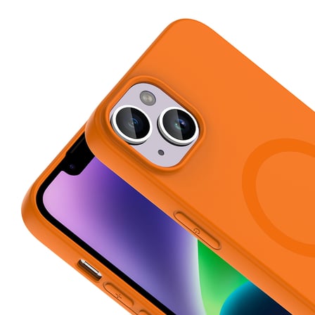 Apple iPhone 13 Kılıf M-Safe Şarj Özellikli Renkli Silikon Aris Kapak