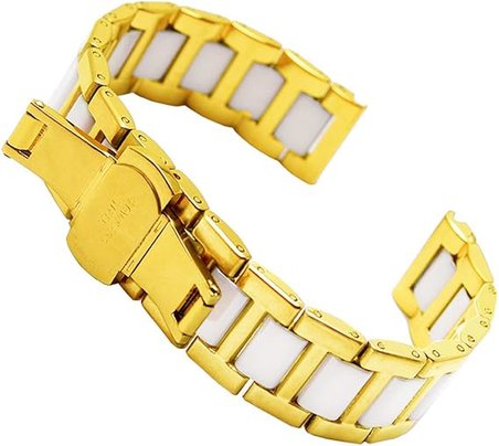 Huawei Watch GT 6/5/4 41mm -GT 5 Pro 42mm (18mm uyumlu) Kordon Baklalı Metal Kordon