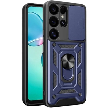 Samsung Galaxy S25 Ultra Kılıf Kamera Korumalı Zırh Tank Sürgülü Vega Kapak