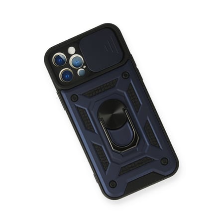 Apple iPhone 12 Pro Kılıf Kamera Korumalı Zırh Tank Sürgülü Vega Kapak
