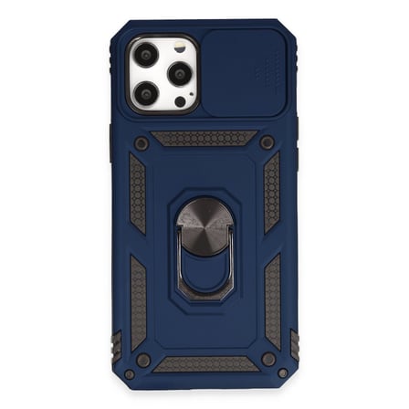 Apple iPhone 12 Pro Max Kılıf Kamera Korumalı Zırh Tank Sürgülü Vega Kapak
