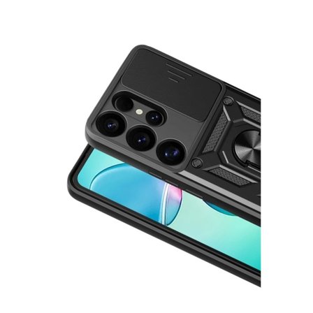Samsung Galaxy S26 Ultra Kılıf Kamera Korumalı Zırh Tank Sürgülü Vega Kapak