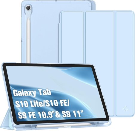Samsung Galaxy Tab S9 X710 X716 X718 Kılıf PU Deri Smart Standlı Case(12.4inç Değildir)