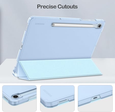 Samsung Galaxy Tab S10 Lite FE/S10/S9 FE/S9 Kılıf PU Deri Smart Standlı Case(12.4inç Değildir)