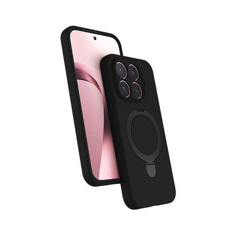 Xiaomi 17T Pro Kılıf M-safe Şarj Özellikli Standlı Silikon Samara Kapak