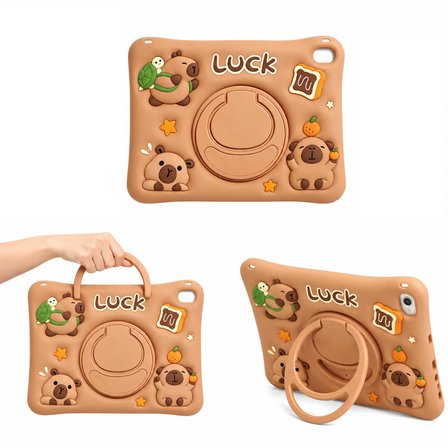 Samsung Galaxy Tab A11 / A9 8.7inç Kılıf Cute Dolls Standlı Eğlenceli 3D Karekterli Çocuk Kılıfı X110 X130