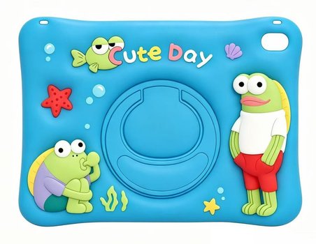 Apple iPad 11.Nesil A16 11inç/10.Nesil 10.9inç Kılıf Cute Dolls Standlı Eğlenceli 3D Karekterli Çocuk Kılıfı