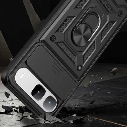 Tecno Spark 40 5G Kılıf Kamera Korumalı Zırh Tank Sürgülü Vega Kapak