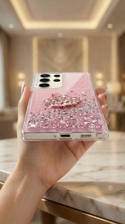Samsung Galaxy S26 Ultra Kılıf Kamera Çıkıntılı Renkli Çiçek Kabartmalı Silikon Kapak BS1