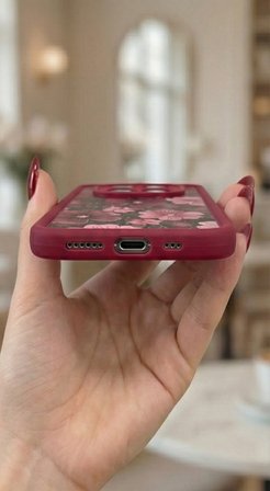 Xiaomi Redmi Note 15 Pro 5G Kılıf Kamera Çıkıntılı Renkli Çiçek Kabartmalı Silikon Kapak BS1