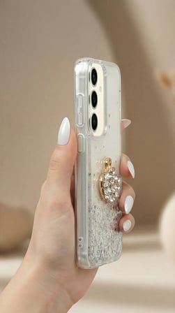 Xiaomi Redmi 15C 5G Kılıf Kamera Çıkıntılı Renkli Çiçek Kabartmalı Silikon Kapak BS1