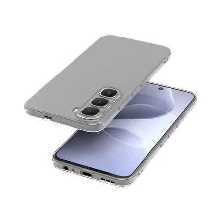İnfinix Hot 60i Kılıf Şeffaf Silikon Hibrit Case Kapak