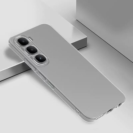 İnfinix Hot 60i Kılıf Şeffaf Silikon Hibrit Case Kapak