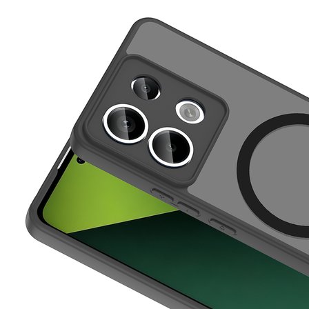 Xiaomi Redmi Note 13 Pro 5G Kılıf M-safe Şarj Özellikli Mat Babet Kapak