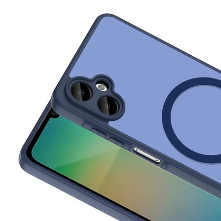 Samsung Galaxy A06 Kılıf M-safe Şarj Özellikli Mat Babet Kapak