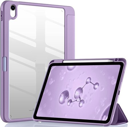 Apple iPad Air 11inç M4/M3/M2 2026-2024 Kılıf Grafiti Şeffaf Kalem Bölmeli