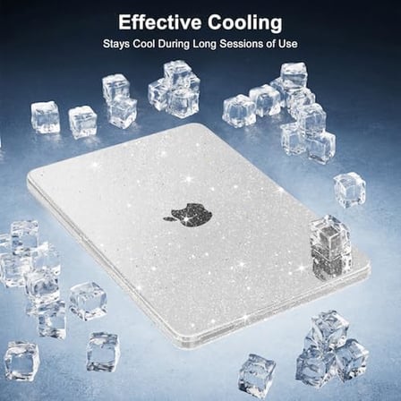 Macbook Neo 13 inç A18 Pro A3404 Kılıf Simli Ön Arka Kapak