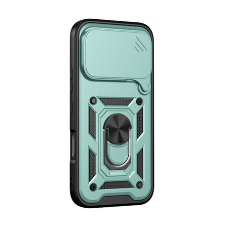 Huawei Honor 600 Kılıf Kamera Korumalı Zırh Tank Sürgülü Vega Kapak