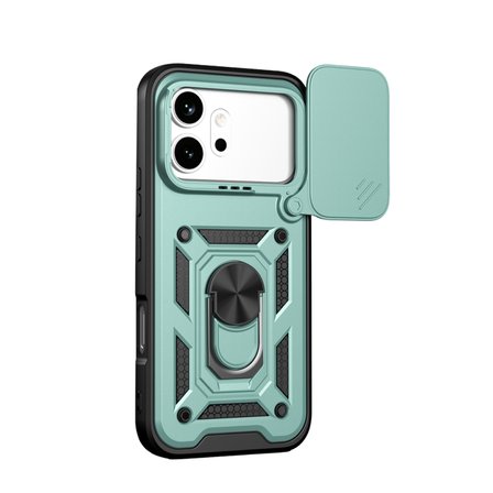 Huawei Honor 600 Kılıf Kamera Korumalı Zırh Tank Sürgülü Vega Kapak