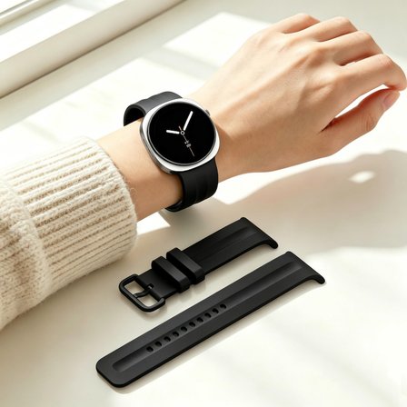 Samsung Galaxy Watch 9/8 40mm 44mm Classic 46mm Lansman 1-1 Kordon Spor Silikon Band STR-86