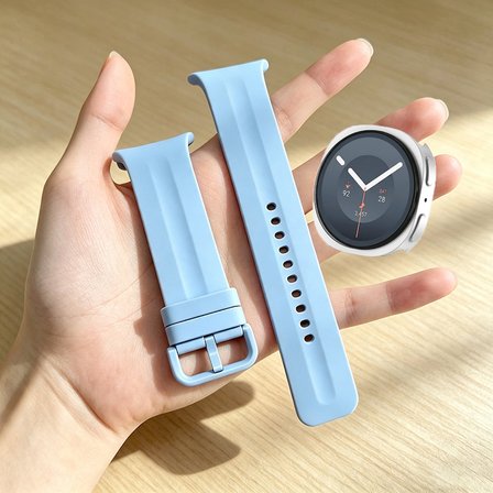 Samsung Galaxy Watch 9/8 40mm 44mm Classic 46mm Lansman 1-1 Kordon Spor Silikon Band STR-86