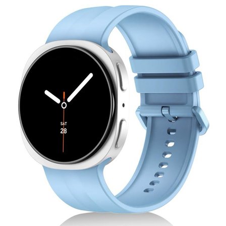 Samsung Galaxy Watch 9/8 40mm 44mm Classic 46mm Lansman 1-1 Kordon Spor Silikon Band STR-86