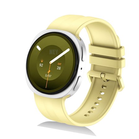 Samsung Galaxy Watch 9/8 40mm 44mm Classic 46mm Lansman 1-1 Kordon Spor Silikon Band STR-86