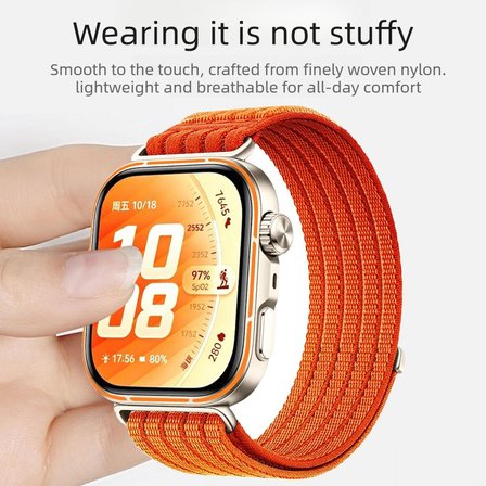Huawei Watch Fit 5/ Fit 5 Pro/ Fit 4/ Fit 4 Pro/ Fit 3 Kordon Hafif Hasır Dokuma Havalandırmalı Band Fit 5 Pro Lansman